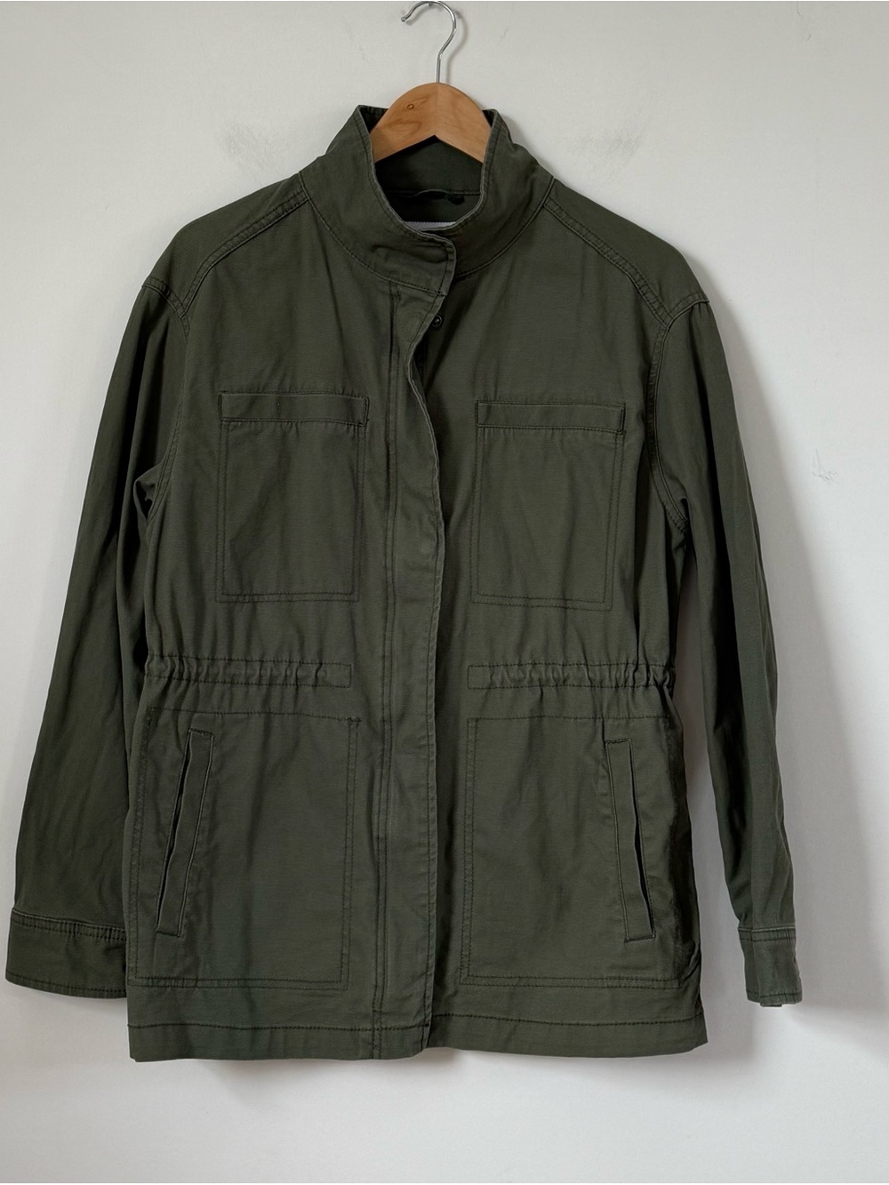 Fall Utility Jacket in Olive Green Old Navy Womenโs Size M